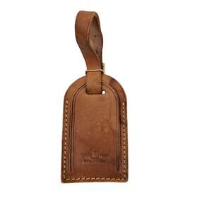 Louis Vuitton Vachetta Leather Brown Luggage Tag